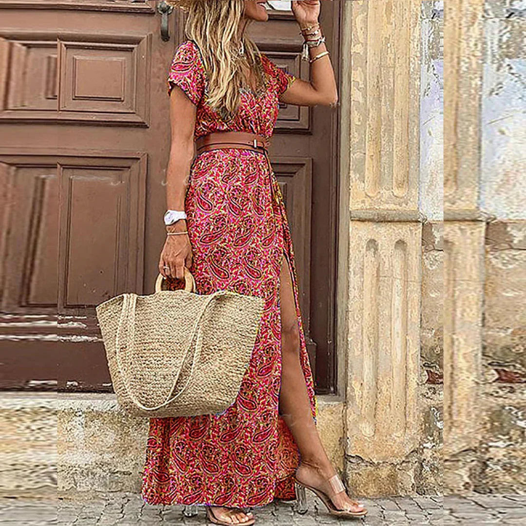 Amélie™ – Robe Maxi Bohème Élégante et Aérienne