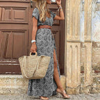 Amélie™ – Robe Maxi Bohème Élégante et Aérienne