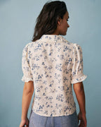 Élodie™ - Blouse Florale Élégante